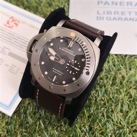 panerai luminor firenze 1860 tobacco|Panerai Luminor submersible firenze 1860.